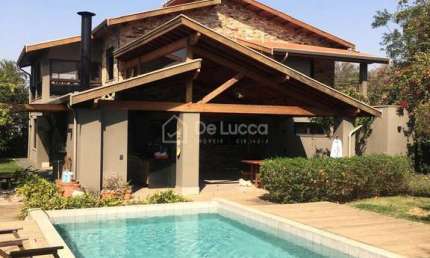 Casa em condomínio fechado com 4 quartos à venda na Rua San Conrado, 149, Loteamento Caminhos de San Conrado (Sousas), Campinas, 376 m2 por R$ 3.190.000