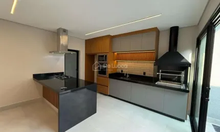 Casa em condomínio fechado com 3 quartos à venda na Avenida Luiz Greco, 600, Vila Monte Alegre, Paulínia, 135 m2 por R$ 1.040.000