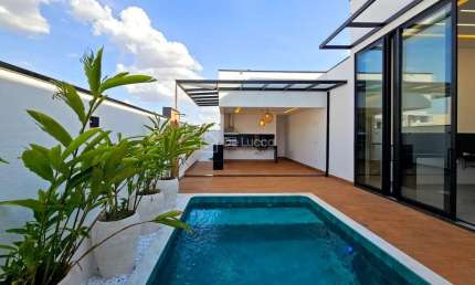 Casa em condomínio fechado com 3 quartos à venda na Rua Sebastião Cardoso, 168, Parque Brasil 500, Paulínia, 220 m2 por R$ 2.130.000