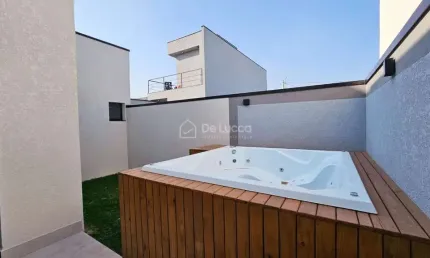 Casa em condomínio fechado com 3 quartos à venda na Avenida Luiz Greco, 600, Vila Monte Alegre, Paulínia, 134 m2 por R$ 890.000