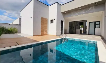 Casa em condomínio fechado com 3 quartos à venda na Rua Sebastião Cardoso, 548, Parque Brasil 500, Paulínia, 186 m2 por R$ 1.650.000