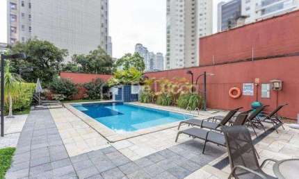 Flat com 1 quarto à venda na Rua Sansão Alves dos Santos, 373, Cidade Monções, São Paulo, 43 m2 por R$ 700.000