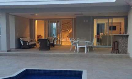 Casa em condomínio fechado com 4 quartos para alugar na Avenida Alphaville, 1, Alphaville Dom Pedro, Campinas, 362 m2 por R$ 19.000
