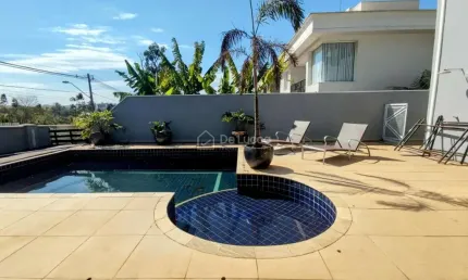 Casa em condomínio fechado com 4 quartos para alugar na Rua das Abélias, 441, Alphaville Dom Pedro, Campinas, 372 m2 por R$ 14.000