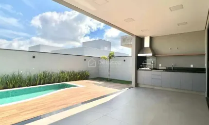 Casa em condomínio fechado com 3 quartos para alugar na Rua Sebastião Cardoso, 548, Parque Brasil 500, Paulínia, 244 m2 por R$ 12.000