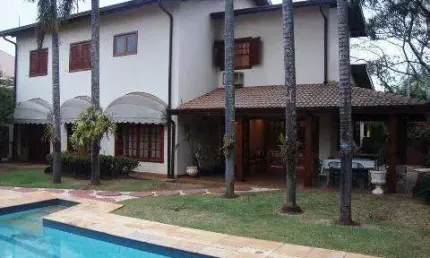 Casa em condomínio fechado com 4 quartos à venda na rua eliseu teixeira de camargo, 215, sítios de recreio gramado, campinas, 530 m2 por r$ 2.900.000