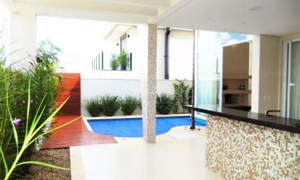 Casa em condomínio fechado com 3 quartos à venda na Avenida Carlos Diaulas Serpa, 100, Loteamento Parque dos Alecrins, Campinas, 339 m2 por R$ 2.862.000