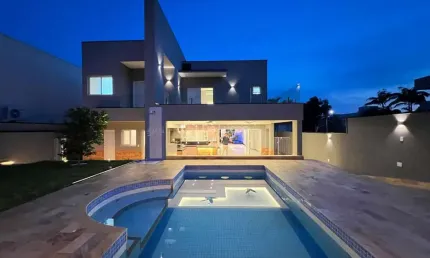 Casa em condomínio fechado com 4 quartos à venda na Rua das Abélias, 14, Alphaville Dom Pedro, Campinas, 400 m2 por R$ 4.900.000