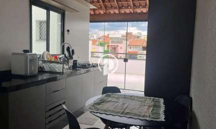 Cobertura sem condomínio Vila Camilópolis com elevador - 2 dorms, 1 suite, 1 vaga, 86 m² com planejados