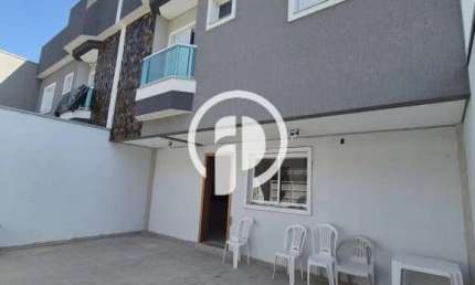 Sobrado Novo Px ao Hospital Mario Covas com 3 dorm, suite, terraço gourmet completo.