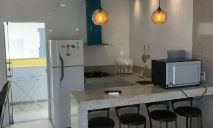 Apartamento mobiliado para venda em porto seguro, coroa vermelha, 2 dormitórios, 2 suítes, 1 banheiro, 1 vaga