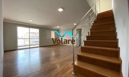 Cobertura de alto padrão com 3 suítes e 3 vagas na Vila São Francisco, São Paulo - SP
