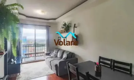 Apartamento à venda em osasco-sp, santo antônio: 2 quartos, sala para 2 ambientes, 1 banheiro, 1 vaga - 66m² de área.