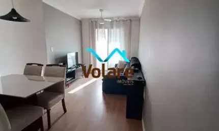 Apartamento de 70m² com 3 dormitórios próximo à estação de trem - Condomínio Parque dos Eucaliptos