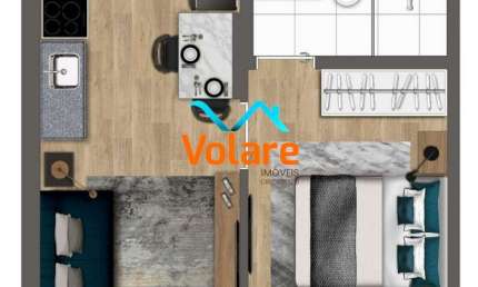 Apartamento à venda no Butantã, São Paulo-SP. 1 quarto, 1 sala, 1 banheiro, 24m². Venha conferir!