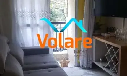 Apartamento à venda no Centro de Osasco-SP: 2 quartos, 1 suíte, 2 salas, 2 banheiros, 1 vaga de garagem.