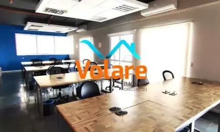Sala comercial de alto padrão para locação no Centro de Osasco-SP: 1 sala, 4 vagas de garagem, 165,20 m² de área.