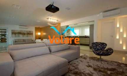 Apartamento luxuoso com 3 suítes e 3 salas em Alphaville - Barueri/SP, 212m², 5 banheiros e 3 vagas de garagem!