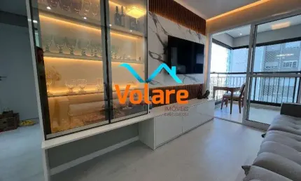 Apartamento à venda no Centro de Osasco-SP: 2 quartos, 2 suítes, 2 salas, 3 banheiros, 1 vaga de garagem, 72m² de área (PL).