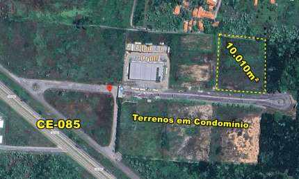 VERAS VENDE TERRENO 10.010M² NA CE-085 EM SÃO GONÇALO DO AMARANTE
