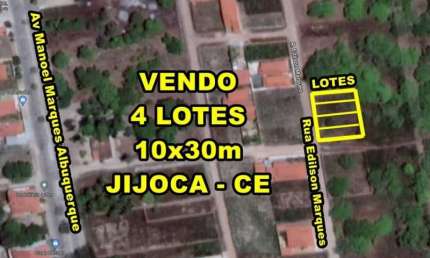 VERAS VENDE LOTES DE 300M² EM JIJOCA DE JERICOACOARA