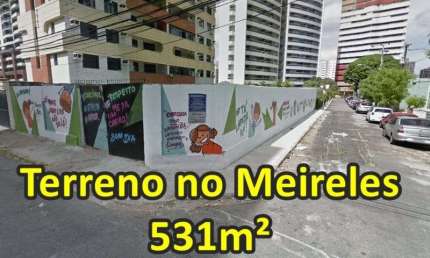 Terreno à venda na Rua José Vilar, Meireles, Fortaleza