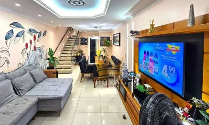 Casa geminada com 4 quartos sendo 3 suítes à venda, 211 m² - recreio dos bandeirantes - rio de janeiro/rj
