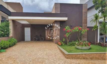 Casa em condomínio fechado com 3 quartos à venda na Avenida Oscar Niemeyer, Bonfim Paulista, Ribeirão Preto, 253 m2 por R$ 999.000