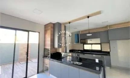 Casa em condomínio fechado com 3 quartos à venda na Avenida Oscar Niemeyer, Bonfim Paulista, Ribeirão Preto, 280 m2 por R$ 1.250.000