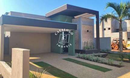 Casa em condomínio fechado com 3 quartos à venda na Avenida Oscar Niemeyer, Loteamento Terras de Florença, Ribeirão Preto, 380 m2 por R$ 1.760.000