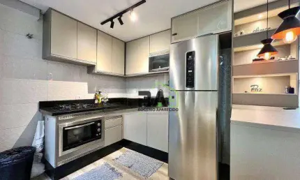 Apartamento com 2 dormitórios à venda, 46 m² por r$ 305.000,00 - vila bela vista - santo andré/sp