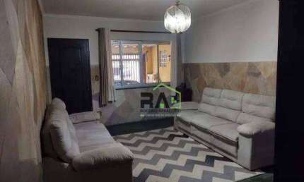 Sobrado com 4 dormitórios à venda, 176 m² por R$ 560.000 - Vila Scarpelli - Santo André/SP