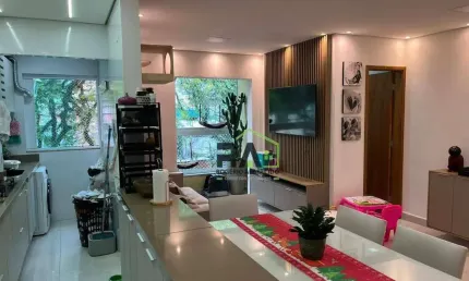 Apartamento com 3 dormitórios à venda, 75 m² por r$ 540.600 - campestre - santo andré/sp