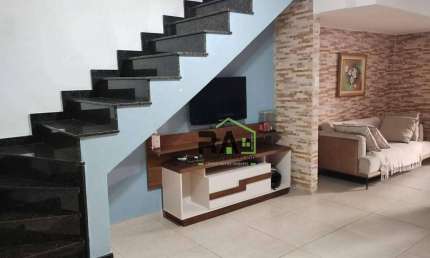 Sobrado com 3 dormitórios à venda, 150 m² por R$ 550.000 - Vila Camilópolis - Santo André/SP