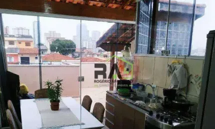 Cobertura com 2 dormitórios à venda, 96 m² por R$ 424.000,00 - Vila Scarpelli - Santo André/SP