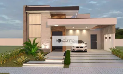 Casa com 3 suítes à venda, 156 m² por R$ 1.272.000 - Jardim Residencial Viena - Indaiatuba/SP