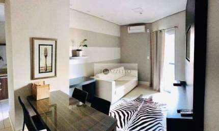 Flat com 1 dormitório para alugar, 52 m² por R$ 4.800,02/mês - Centro - Indaiatuba/SP