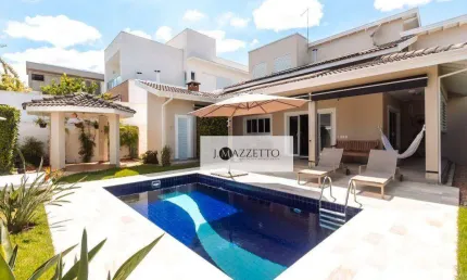 Casa com 3 dormitórios à venda, 214 m² por r$ 1.895.000,00 - jardim residencial santa clara - indaiatuba/sp