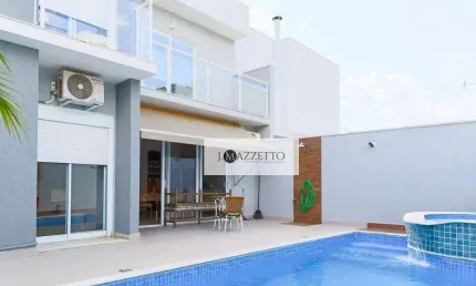 Sobrado com 4 dormitórios, 285 m² - venda por R$ 1.800.000,00 ou aluguel por R$ 15.006,59/mês - Residencial Beira da Mata - Indaiatuba/SP