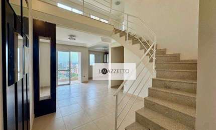 Apartamento Duplex com 2 dormitórios para alugar, 262 m² por R$ 9.154,00/mês - Vila Todos os Santos - Indaiatuba/SP