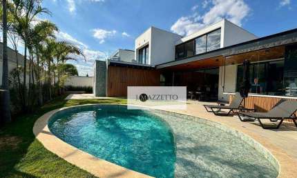 Sobrado com 4 dormitórios à venda, 402 m² por R$ 5.500.000,00 - Condomínio Villa Dos Pinheiros - Indaiatuba/SP