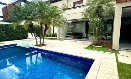 Sobrado com 4 dormitórios para alugar, 483 m² por R$ 31.610,00/mês - Jardim Maison Du Parc - Indaiatuba/SP