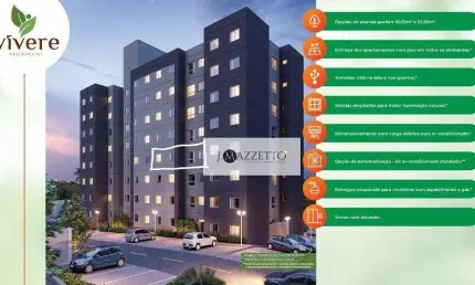 Apartamento com 2 dormitórios à venda, 48 m² por R$ 350.000,00 - Parque Buru - Indaiatuba/SP