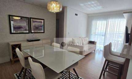 Apartamento com 3 dormitórios para alugar, 95 m² por R$ 5.973/mês - Vila Sfeir - Indaiatuba/SP
