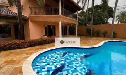 Sobrado com 3 dormitórios à venda, 469 m² por R$ 2.200.000,00 - Chácara Areal - Indaiatuba/SP