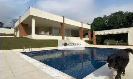 Chácara com 3 dormitórios à venda, 5700 m² por r$ 3.000.000,00 - colinas do mosteiro de itaici - indaiatuba/sp