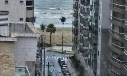 Apartamento vista mar  à venda com 2 quartos no Canto do Forte Praia Grande-SP