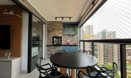 Apartamento a venda Praia Grande com 3 quartos Suites e lazer no Canto do Forte