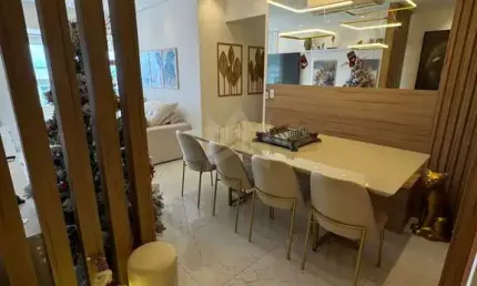 Apartamento à  Venda em Praia Grande, 03 dormitórios com Varanda Gourmet .