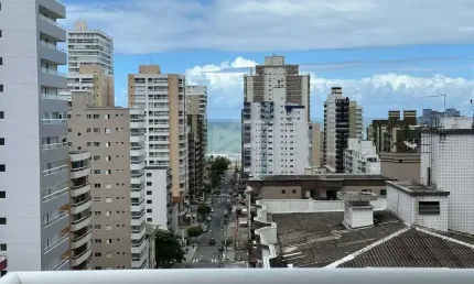 Apartamento vista mar à venda com 3 quartos no forte, praia grande-sp, 139,70 m²